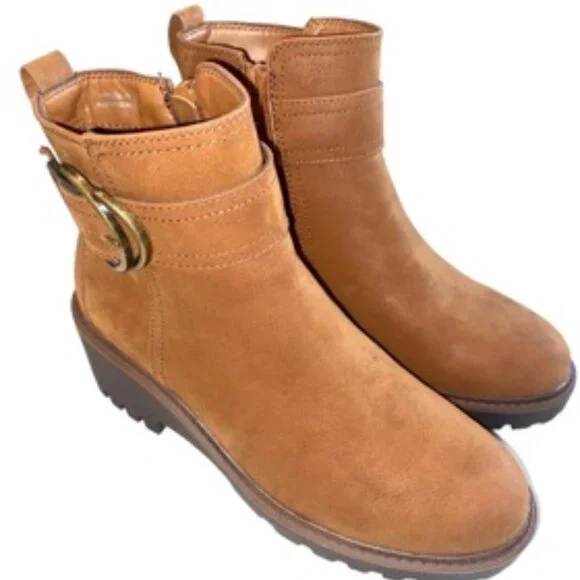 Bamboo Bootie Hopeful Women's Chelsea Boots Brown Tan Size 6.5 - Picture 4 of 6